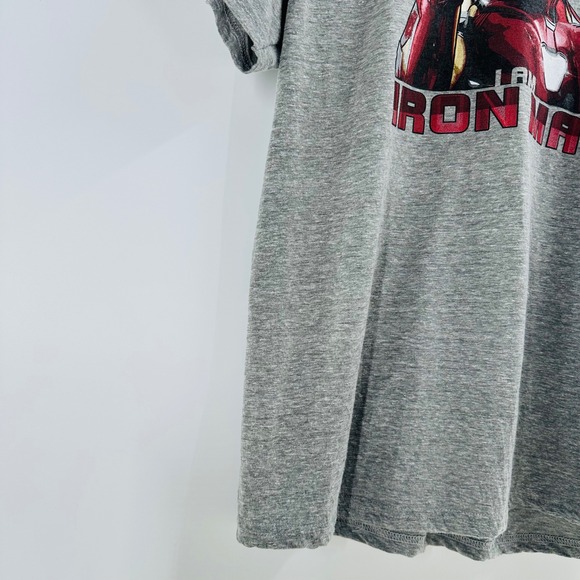 Marvel‎ Avengers Endgame Iron Man Graphic Tee T-Shirt Gray Large - Picture 8 of 8